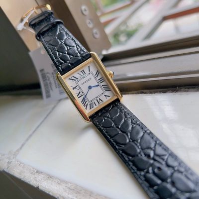 Cartier Watch Tank Solo Stainless Steel Swiss Movement 27*34/24*31MM Couple Watch